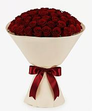 Букет 101 Бордовая роза Блэк Бакарра в Сосновке