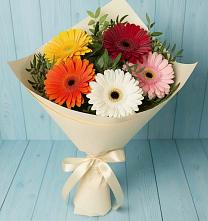 Букет цветов из:  Герберы в Сосновке