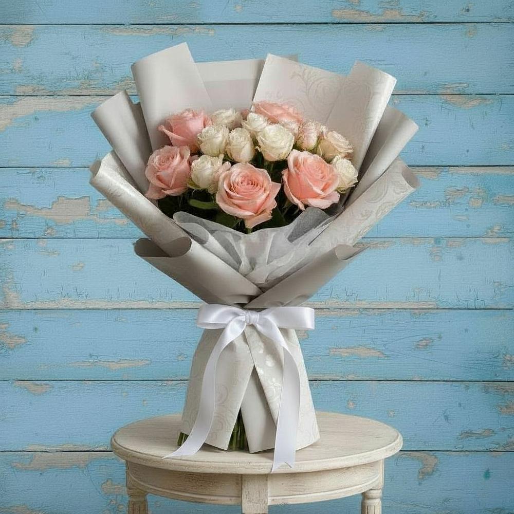 Букет цветов из: Розы в Сосновке