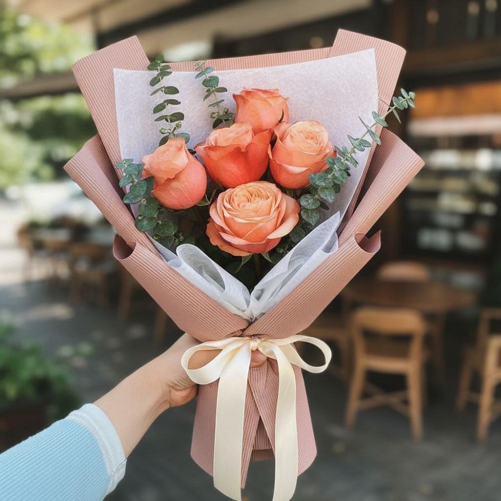 Букет цветов из: Розы в Сосновке