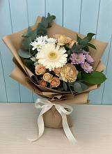 Букет цветов из:  Герберы и Хризантемы в Сосновке