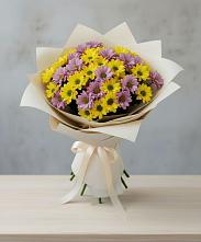 Букет цветов из:  Хризантемы #REPLACE_PRED# Сосновке
