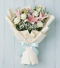 Букет цветов из:  Лилии в Сосновке