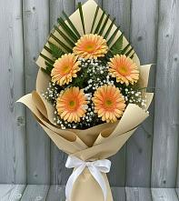 Букет цветов из:  Герберы в Сосновке