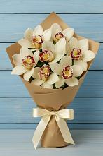 Букет цветов из:  Орхидеи и Розы в Сосновке